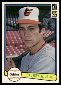 lot 24B image: Cal Ripken Jr RC 1982 Donruss #405 Vintage Rookie Card Baseball