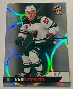 lot 217A image: Kirill Kaprizov RC 2020 Upper Deck HoloGrFx Rookies #HG-1 Minnesota Wild Hockey Card