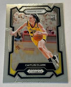 lot 234A image: Caitlin Clark RC 2024 Panini Prizm Classic Draft Picks #57  Basketball Card