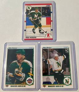 lot 248A image: Mike Modano 3-Card RC Hockey Lot