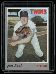 lot 248 image: Jim Kaat 1970 Topps #75 Baseball Card