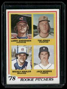 lot 271 image: Jack Morris RC 1978 Topps #703 Baseball Card