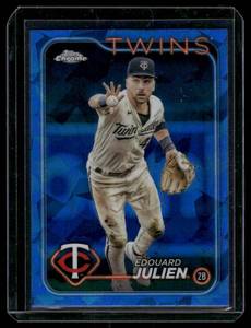lot 275 image: Edouard Julien Sapphire 2024 Topps #596 Baseball Card