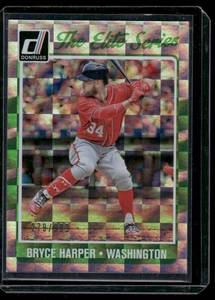 lot 289 image: Bryce Harper Green SP 279999 2017 Donruss Elite Series #ES-5 Baseball Card