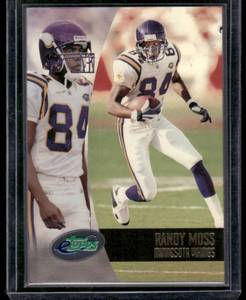 lot 294 image: Randy Moss Rare Refractor 2002 Topps eTopps #23 Football Card