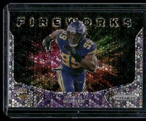 lot 295 image: Danielle Hunter Disco SP 2020 Panini Prizm Fireworks #23 Football Card
