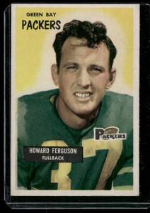 lot 296 image: Howard Ferguson 1955 Bowman #57 Football Card