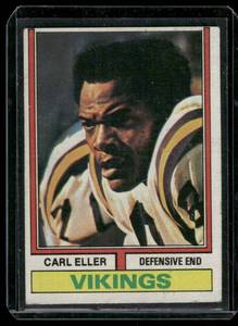 lot 298 image: Carl Eller 1974 Topps #5 Football Card