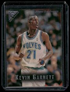 lot 308 image: Kevin Garnett RC 1995 Topps Gallery #41 Basketball Card