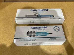 lot 67 image: LOT OF 2 BaByliss Pro Hair Tools