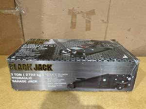 lot 101 image: Torin Black Jack T830023W Garage Jack Dual Piston Quick Lift Performance, 3 Ton Black