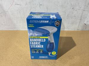 lot 251 image: Conair Handheld Garment Steamer for Clothes, Turbo ExtremeSteam 1550W, Portable Handheld Design, Strong Penetrating Steam GS38R