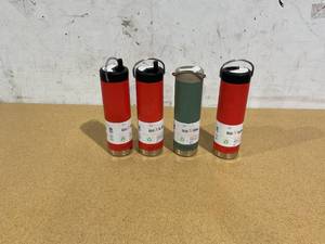 lot 369 image: LOT OF 4 Klean Kanteen 20 fl oz Stainless Steel Insulated Water Bottle Twist Cap