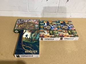 lot 494 image: LOT of 4 Miscellaneous Jigsaw Puzzles