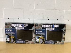 lot 495 image: LOT of 2 ARCADE 1UP Risers