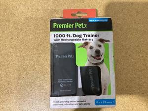 lot 611 image: Premier Pet 1000 ft. Dog Trainer with Rechargeable Battery