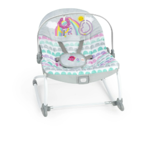 lot 373 image: Bright Starts Rosy Rainbow Infant to Toddler Rocker