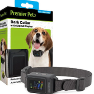 lot 615 image: Premier Pet Bark Collar with Digital Display - Reduces barking quickly & safely