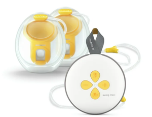 lot 68 image: Medela Swing Maxi Hands-free, On The Go Double Electric Breast Pump with 5 oz. Collection Cups