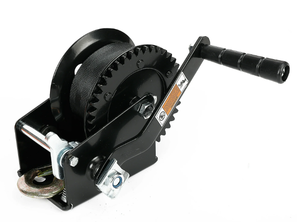 lot 108 image: Ozark Trail 1200 lb Trailer Winch with 20-Foot Strap, Boat Trailering, Model BT6176