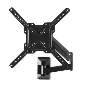 lot 114 image: Onn. Full Motion Spring-Assisted TV Wall Mount, Supports 24 - 65 TVs - Up to 66 lbs