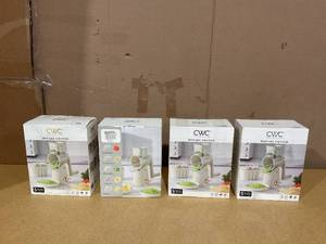 lot 132 image: LOT OF 4 Cook with Color Cheese Grater Rotary  Easy-to-Use Food Shredder for Cheese