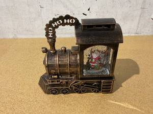 lot 257 image: Regency International 10 LED BO Santa Train Water Globe