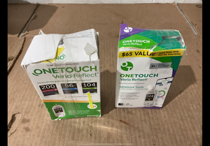 lot 272 image: LOT OF 2 OneTouch Verio Reflect Blood Glucose Meter  Blood Glucose Monitoring System Includes Blood Sugar Meter, Lancing Device and 10 Sterile Lancets