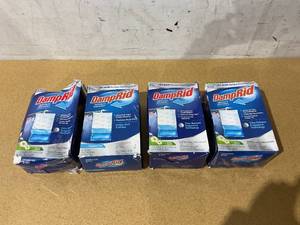 lot 287 image: LOT OF 4 DampRid Moisture Absorber Hanging Bag - Fresh Scent
