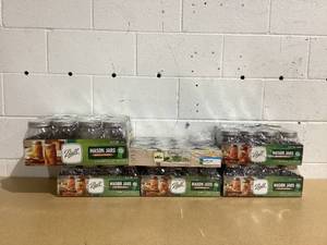lot 531 image: LOT OF 5 Boxes of Mason Jars
