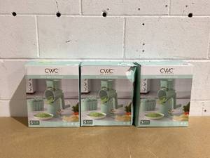 lot 533 image: LOT OF 3 CWC Rotary Grater