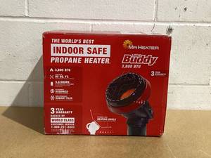 lot 536 image: Mr. Heater Brand, 3,800 BTU Little Buddy Portable Radiant Propane Heater, New