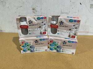 lot 366 image: LOT OF 4 Miscellaneous Tommee Tippee Bottles