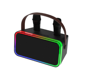 lot 405 image: Onn. Portable Karaoke with Wireless Microphones, 9 Hours Playtime, Bluetooth Wireless Technology