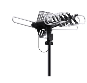 lot 409 image: Watch Onn Outdoor Motorized Antenna 85 Mile Range