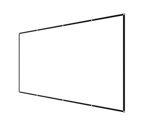 lot 412 image: Onn. IndoorOutdoor Folding Projector Screen, White