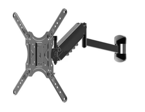 lot 413 image: Onn Spring Assisted Full Motion Mount for 24 to 65 TVs, ETL Listed, Holds upto 66 lbs