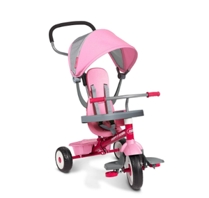 lot 417 image: Radio Flyer 4-in-1 Stroll N Trike - Pink