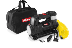 lot 430 image: Hyper Tough DC 12V Heavy Duty Direct Drive Digital Tire Inflator with Detachable LED Light