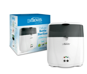 lot 576 image: Dr. Browns Deluxe Electric Sterilizer for Baby Bottles, Nipples, & Other Baby Essentials, BPA Free