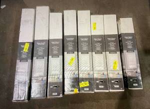 lot 311 image: LOT OF 8 Better Homes & Gardens Faux Wood Horizontal Blinds