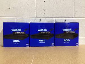 lot 545 image: LOT OF 3 Watch Onn DVD Player
