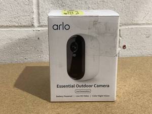 lot 561 image: Arlo Essential Outdoor Camera HD (2nd Gen) - Wireless 1080p Security Surveillance Camera - 1-Cam - White, VMC2050-1WMNAS