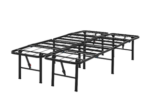 lot 637 image: Mainstays 14 High Quad Fold Steel Platform Bed Frame, Twin