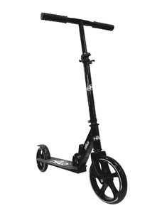 lot 648 image: HALO Rise Above Supreme Big Wheel (8) Scooter - Black - Adults and Kids