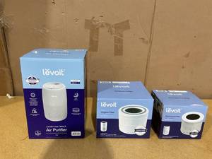lot 219 image: LOT OF 3 Levoit Air Purifier & Filters