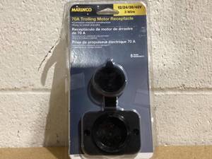 lot 591 image: Marinco 3 Wire ConnectPro Receptacle and Plug, 12VCP