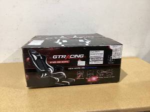 lot 655 image: GTRACING GTWD-200 Ergonomic Gaming Chair with Adjustable Pillows and Footrest , White