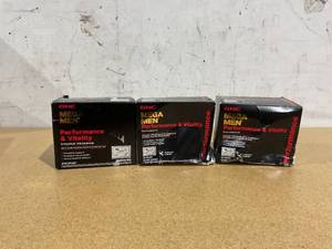 lot 721 image: LOT OF 3 GNC Mega Men Health & Vitality Vitapak, 30 Daily Packs, 4-in-1 Complete Daily Multivitamin and Nutrition Program for Men