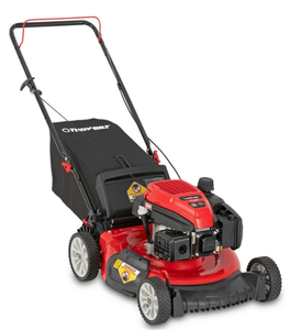 lot 29 image: Troy-Bilt 163cc Gas Powered 21 Walk-Behind Push Mower, TB120